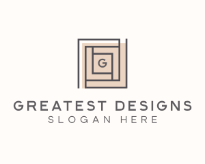 Tiling Interior Design logo design