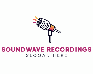 Multimedia Recording Mic logo design