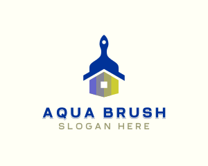 Paint Brush Renovation logo design