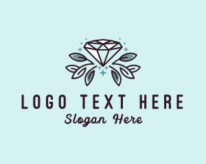 Natural Diamond Leaf Logo