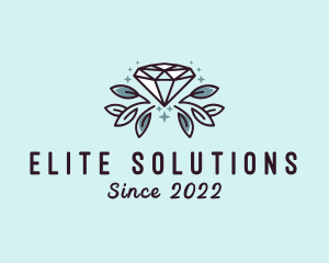 Natural Diamond Leaf logo design