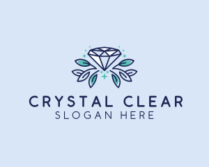 Natural Diamond Leaf logo design