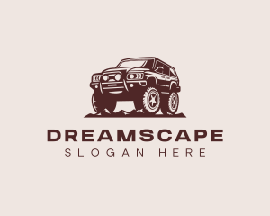 Car SUV Driving Logo