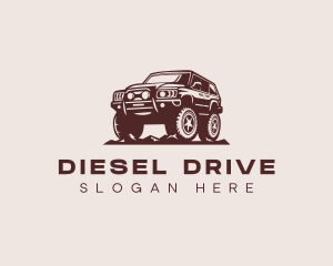 Car SUV Driving logo design