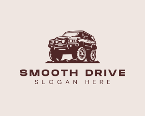 Car SUV Driving logo design