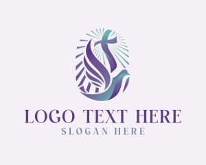 Cross Faith Dove logo