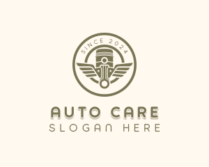 Piston Auto Repair logo design