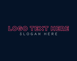 Modern Neon Business logo