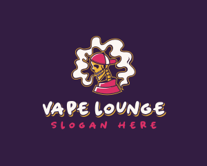 Skeleton Vape Smoking logo