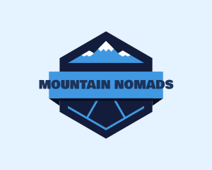 Snow Moutain Badge logo design