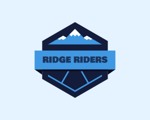 Snow Moutain Badge logo design