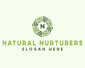 Herbal Nature Garden logo design