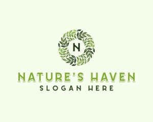 Herbal Nature Garden logo design