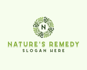 Herbal Nature Garden logo design