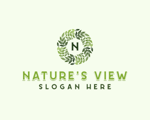 Herbal Nature Garden logo design