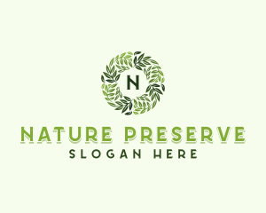 Herbal Nature Garden logo design