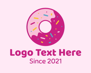 Yummy Sprinkled Doughnut logo