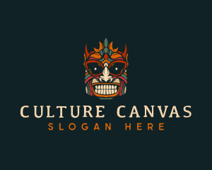 Cultural Ethnic Mask logo