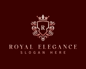 Elegant Crown Ornament logo design