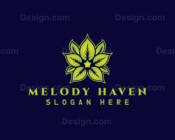 Leaf Herb Plant Logo