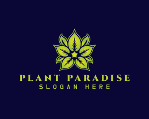 Leaf Herb Plant logo design