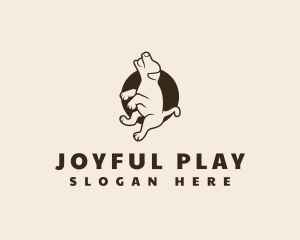 Puppy Dog Playing logo