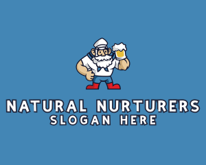 Beer Sailor Man logo design