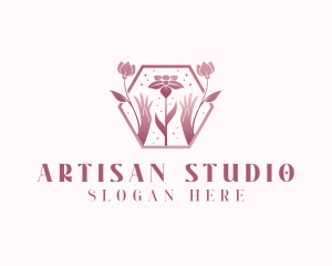 Wedding Flower Arrangement logo design