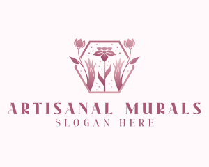 Wedding Flower Arrangement logo design