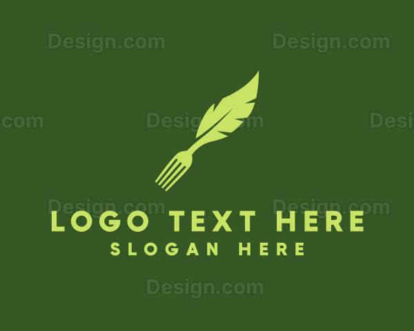 Organic Fork Leaf Logo