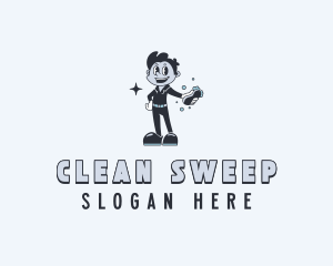 Sanitation Cleaner logo design