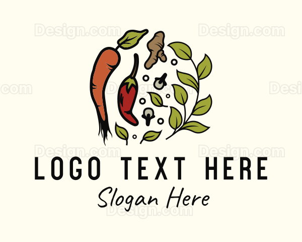 Leaf Cooking Ingredients Logo