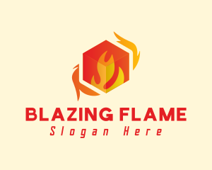 Flaming Box Energy logo design