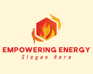 Flaming Box Energy logo design