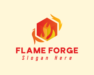 Flaming Box Energy logo design