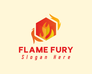 Flaming Box Energy logo design