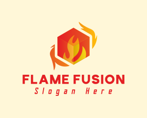 Flaming Box Energy logo design