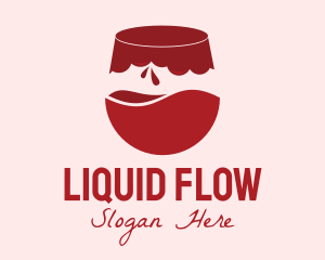 Liquid Wine Bar logo design