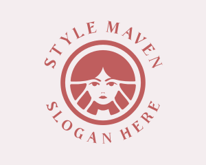 Hair Styling Woman  logo design