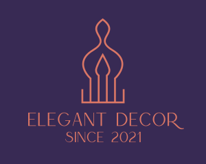 Interior Design Candle  logo design