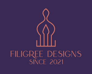 Interior Design Candle  logo design