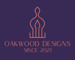 Interior Design Candle  logo design