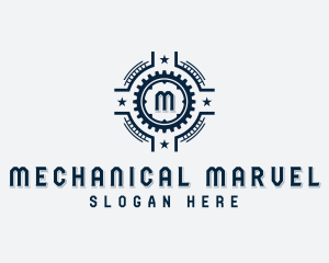 Industrial Mechanic Gear logo design