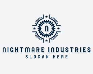 Industrial Mechanic Gear logo design