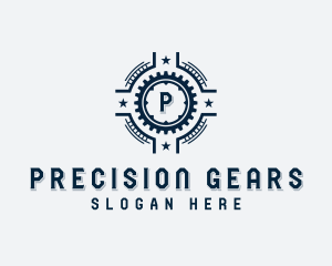 Industrial Mechanic Gear logo design