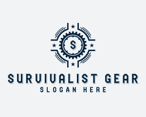 Industrial Mechanic Gear logo design