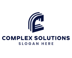 Concrete Block Construction logo design