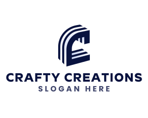 Concrete Block Construction logo design