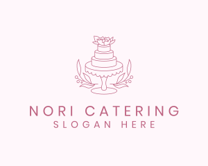 Cake Food Catering logo design