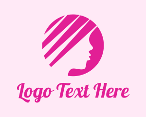 Pink Beautiful Woman logo